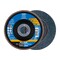 Pferd 5" x 7/8" A.H. POLIFAN Flap Disc - Z PSF STEELOX, Zirconia, 120 Grit, Conical 63034 - alternate 1